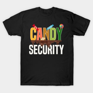 Candy Security Funny Halloween Trick or Treating T-Shirt